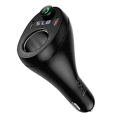 АЗП з FM-модулятором HOCO E88 Star 35W(2C) cigarette lighter car BT FM transmitter Black - мініатюра 3