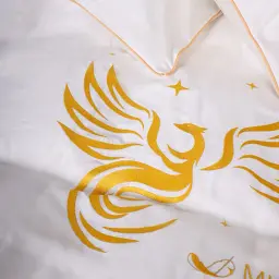 Підковдра MirSon Fire Bird 0001 Сатин Elit Moko White 160х220 см (2200008706418) - мініатюра 4