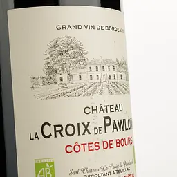 Вино Chateau La Croix Pawlowski BIO 2019 AOP Bourg червоне сухе 0.75 л - мініатюра 3