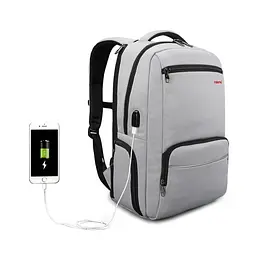 Рюкзак Tigernu T-B3319 15.6 Silver Grey - мініатюра 2