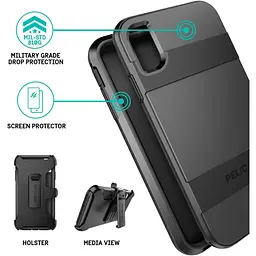 Оригінальний протиударний чохол Pelican Voyager для iPhone XS Max (6.5") Black - мініатюра 3