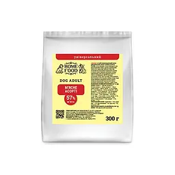 Сухий корм Home Food для дорослих собак М'ясне асорті DOG ADULT MEDIUM Універсальний 300 г