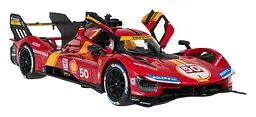 Машинка Ferrari 499P червоний RASTAR модель 1:14 Автомобіль на дистанційному керуванні + пульт - мініатюра 3