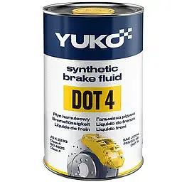 Гальмівна рідина Yuko DOT 4, 0.5 л