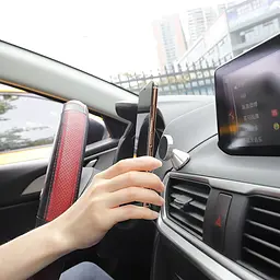 Автотримач Hoco CA46 Metal Magnetic in-car Holder for Dashboard Silver [73714] - мініатюра 8