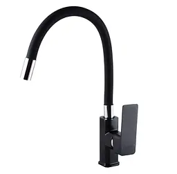 Змішувач для кухні Domino Malibu DMM-203 LR-Black-Black Чорний - мініатюра 2