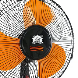 Вентилятор підлоговий YT41905, 16″, 100W, ціна за ящик (2шт), 3 режими, 220V, Black/Orange, Box - мініатюра 4