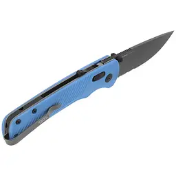 Складаний ніж SOG Flash AT (Partially Serrated) Чорний-Синій - мініатюра 4