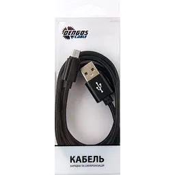 Дата кабель NTK-M-MT-BLACK Dengos - мініатюра 3