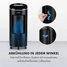 Мобільний кондиціонер-вентилятор Klarstein IceWind Plus 4-в-1 330 м³/год (10035785) - мініатюра 4