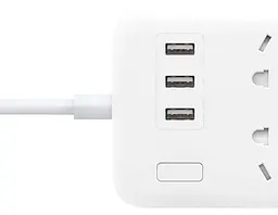 Мережевий фільтр подовжувач Xiaomi 6 розеток + 3 юсб порта 1.8 m Mi Power Strip - мініатюра 6