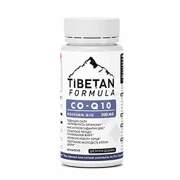 Коензим Tibetan Formula Q10 200 мг 60 капсул