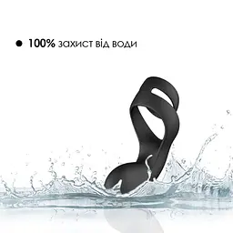 Подвійне ерекційне кільце Svakom Benedict Black - мініатюра 4