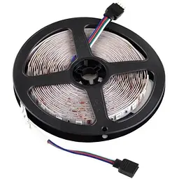 Світлодіодна RGB-стрічка Venom SMD 5050, 5 м 12 V IP20 RGB (VST-5050120600-RGB) з пультом і блоком живлення - мініатюра 4
