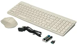 Комплект (Клавиатура и мышь) A4Tech FG2400 Air Wireless Beige (FG2400 Air (Beige)) - миниатюра 4
