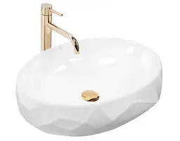 Умивальник Rea Maya накладний 60x39 см white REA-U5660