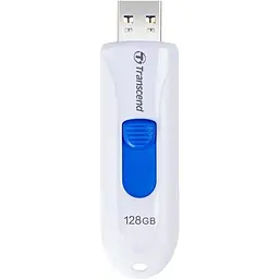 Flash Drive Transcend JetFlash 790 128GB USB 3.1 White (TS128GJF790W) (6986654)