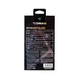 Скло захисне Gelius Pro 5D Privasy Glass for iPhone XS Max Black (00000070959) - мініатюра 4