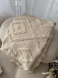 Покривало Zeintex в скандинавському стилі Scandi бежеве 250х270 см