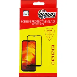Скло захисне Dengos Full Glue OPPO A74 (black) (TGFG-177)