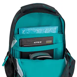 Рюкзак GoPack Education 175M-6 Future Чорно-блакитний (GO26-175M-6) - мініатюра 14