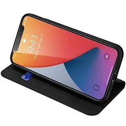Чохол-книжка Dux Ducis з кишенею для візиток для Apple iPhone 11 (6.1) Чорний - мініатюра 5
