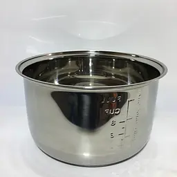 Чаша 4 літри до мультиварки DEX DMC-10, DEX DMC-50, DMC-60 з нержавіючої сталі - мініатюра 3