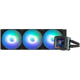Система рідинного охолодження Zalman Alpha 2 DS A36 чорний 2.73" IPS (320x320, 30 Гц) ARGB (ALPHA2DSA36чорний)