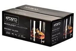 Набір келихів для віскі Krosno Mixology, скло, 300 мл, 6 шт. (898889) - мініатюра 3