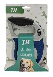 Повідець-рулетка TH Pet Dog для собак вагою до 20 кг синій 5 м - мініатюра 2