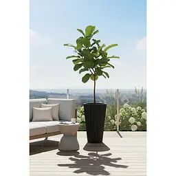 Вазон для квітів Serinova Lilium 16 л чорний (40-LVT207102-200100) - мініатюра 5