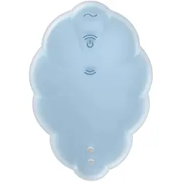 Вакуумний стимулятор з вібрацією Satisfyer Cloud Dancer Blue - мініатюра 5