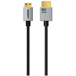 Кабель мультимедійний HDMI micro M to HDMI M 0.5m 8K60Hz Cabletime (CA915873)