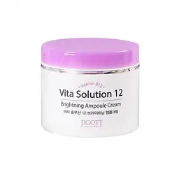 Крем для обличчя Jigott Vita Solution 12 Brightening Ampoule Cream Сяйво, 100 мл