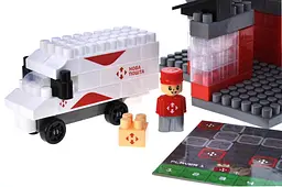 Конструктор блоковий QB300-007 "Block&Steps: НОВА ПОШТА. Центральне відділення" + ходилка та гра 3в1, 91дет. qbee - мініатюра 8