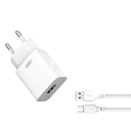 Адаптер мережний XO Micro USB Cable Home charger L99 |1USB, 2.4A|