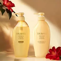 FINETODAY Tsubaki Premium Volume & Repair Kit набір для обʼєму та відновлення волосся 450 мл х 2 - мініатюра 2