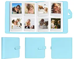 Фотоальбом для Fujifilm Instax Square SQ1, SQ6, SQ40, SQ20, SQ10, SP3, SQ Link на 288 фото, блакитний  - мініатюра 2