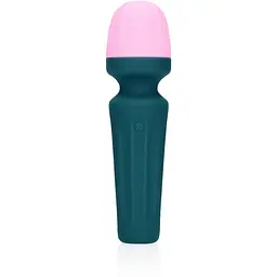 Вібратор Loveline Mini Wand Ancient Sea 11 см (синій)