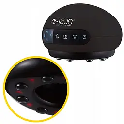 Масажна вакуумна банка 4FIZJO акумуляторна з ІЧ прогріванням 4FJ0517 Black (P-5907739318695) - мініатюра 12