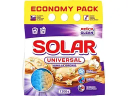 Пральний порошок SOLAR 1,2 кг руч/авт безфосфатний Universal Vanilla Orchid