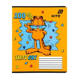 Зошит Kite Garfield, 12 аркушів, лінія (GF26-234), в асортименті - мініатюра 4