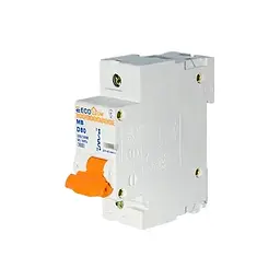 Модульний автоматичний вимикач 1p - 80A - D (ECO070010001) ECOHOME - мініатюра 3