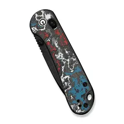 Ніж складаний кишеньковий Civivi Elementum (Crossbar Lock), (7.51 см) CPM S35VN / Nebula FatCarbon Fiber чорний/червоний/синій/білий - мініатюра 4