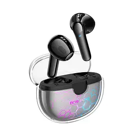 Bluetooth Стерео Гарнітура Borofone BW15 Чорний - мініатюра 2