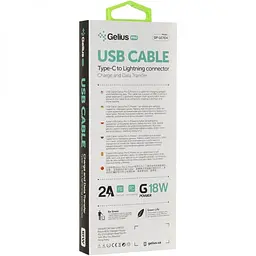 Кабель Gelius G-Power Cable Type-C to Lightning GP-UC104 PD 18W 1m Black - мініатюра 5