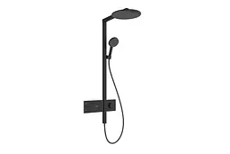 Душова система з термостатом Hansgrohe Raindance Alive S 300 1jet EcoSmart з ShowerSelect Comfort matt black 24583670