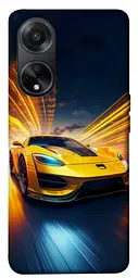 Чохол Demsky Yellow Porsche для Oppo A58 4G