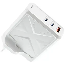 Адаптер зарядний блок живлення Remax RP-U106 140 W (3 виходи 1 USB + 2Type-C) - мініатюра 2
