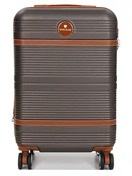 Валіза маленька S ABS-пластик Worldline Airtex 629 56×36×22см 38л Коричнева - мініатюра 3